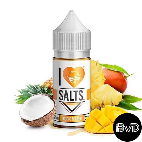 I_Love_Salts_-_30_Tropic_Mango_600x-min.jpg TROPIC MANGO - I LOVE SALTS - MAD HATTER JUICE - 30ML - Image 1