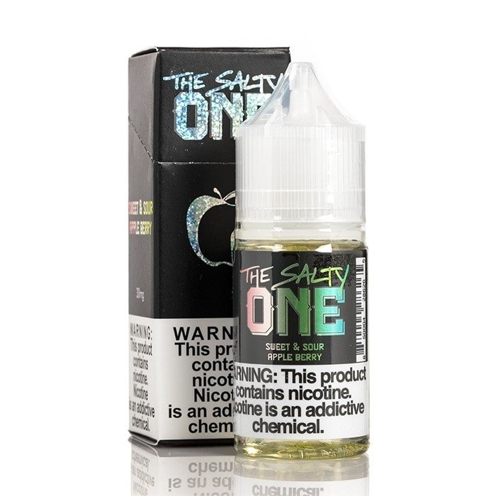 the_salty_one_-_sweet_and_sour_apple_berry_by_beard_vape_co._-_30ml-min.jpg THE SALTY ONE SWEET AND SOUR APPLE BERRY BY BEARD VAPE CO. 30ML - Image 1