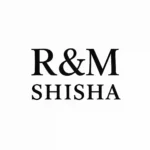 This image is showing the logo of R&M Shisha R&M SHISHA