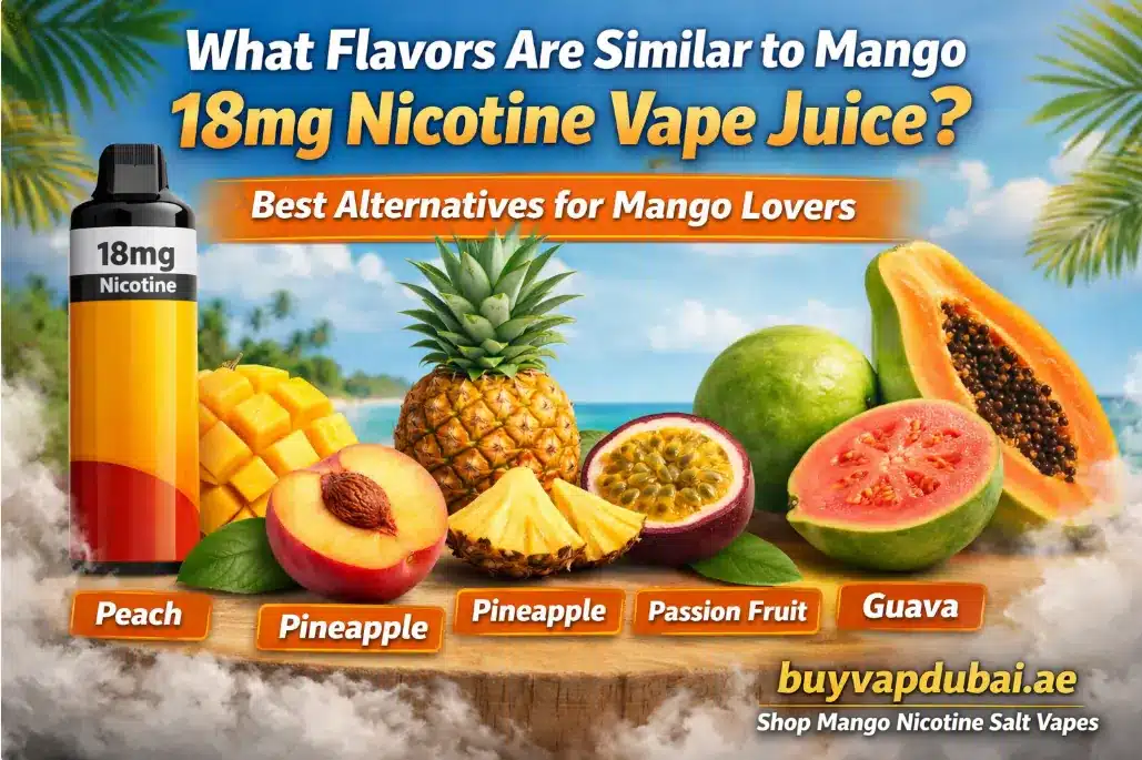 What Flavors Are Similar to Mango 18mg Nicotine Vape Juice? 1 Mango 18mg Nicotine Vape Juice